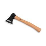 Jaws Kamp Baltası, 600 Gram, Dökme Çelik Baş, 35 cm Kayın Sap, Isıl Işlemli, Elektrostatik Toz Boyalı, Normal Tutuş, Odun Kesme, Kamp, Bahçe, Av Kullanımı