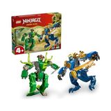 Jay’in Ejderha Robotu Savaşı 71853-4 Yaş ve Üzeri Kız ve Erkek Çocuklar Için 2 ve 2 Minifigür Içeren Yaratıcı Oyuncak Yapım Seti, Çocuklar Için Eğlenceli Hediye Fikri (107 Parça) - Option-1
