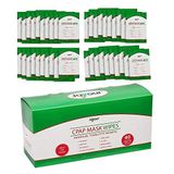 Jayour 40 Paket - Seyahat CPAP Maskesi Silme Havluları - Toplam 40 Mendil (Paket Başına 1 Silme) Kokusuz,%100 Pamuk, Tiftiksiz | CPAP Maskesi Temizlemek İçin | Seyahat İçin Mükemmel