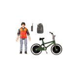 Jazwares Stranger Things Bisikletli Figür Seti, Will Karakteri, 3 inç, Bisiklet, Walkie Talkie, Sırt Çantası ve Aksesuar İçeriyor