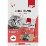 Jazyy Zero Grain Kedi Maması Uskumru&somon Poşet 80 gr x 8 Adet - 640