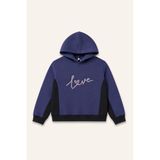 Jazziee Genç Kız Çocuk Nakış Detaylı Sweatshirt - İndigo - 12 - 13 Yaş