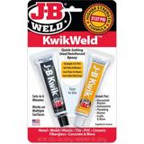 Jb Weld kwik Weld - Çiftli Etkili Güçlü Hızlı Yapıştırıcı - Metal - Ahşap - Plastik - Seramik Yapıştırıcısı - Çok Renkli