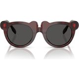 JB4355 Yuvarlak Bordo Unisex Çocuk Güneş Gözlüğü