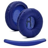 Jbl Kulaklık Pedi 450/460/500/510 BT Tune 600T250/300 Uyumlu Jbl Kulaklık Süngeri +Yastığı Takımı Koyu Mavi