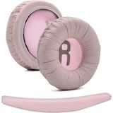 Jbl Kulaklık Pedi 450/460/500/510 BT Tune 600T250/300 Uyumlu Kulaklık Süngeri +Yastığı Takımı - Pembe