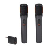 JBL Partybox Kablosuz Mikrofon Set, 2 adet, Siyah