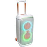 JBL Partybox STAGE320 Beyaz Bluetooth Hoparlör ve 2'li Partybox Mikrofon