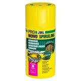 JBL Pronovo Spirulina Flakes, 8-20 cm arası tüm akvaryum balıkları için yeşil yem, balık yemi taneleri, boyut M, 100 ml