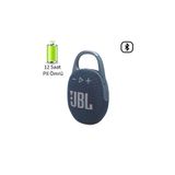 Jbl Taşınabilir Bluetooth Hoparlör Mavi 12 Saat Müzik Çalma Suya Dayanıklı