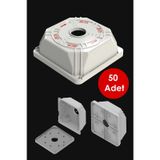 jbox 50 Adet Kamera Montaj Buatı Ve Alt Kapağı