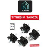 jbox Dogant Klima Takozu 4'lü Dış Ünite Ayak Titreşim Takozu