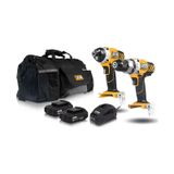Jcb 21-18DD 18 V 2.0 Ah Akülü Matkap + 21-18ID Akülü Darbeli Vidalama Seti