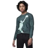 Jdb Jumpman Cement Ls Tee Erkek Jordan Sweat Yeşil M