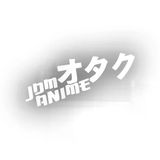 Jdm Anime Araba Sticker 17X17 Cm Beyaz
