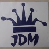 Jdm Kral Tacı Sticker Koyu Mavi 16x14,5cm - King Sticker, Jdm Kral Tacı Etiketi, Jdm Taç Çıkartması
