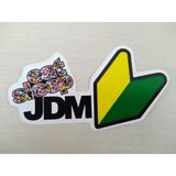 Jdm Stıcker 9.5X4.5cm Jdm Arması - Jdm Logosu - Jdm Etıketı - Jdm Cıkartması