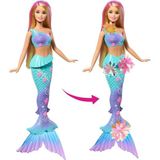 JDM72 Barbie Büyülü Çiçekler Deniz Kızı - Flower Magic Mermaid - Renkli