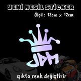 Jdn Tac Oto Sticker 2 Adet Hologram Model Motosiklet Kask Atv Laptop Cam Uyumlu