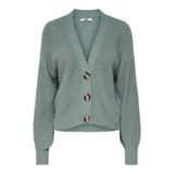 JDY Bayan Jdyjusty L/S Short Cardigan Knt Noos örgü ceket, Mavi (Abyss), XL
