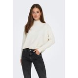 Jdy Jdyprime Balıkçı Yaka Yarasa Kol Kazak Kadın Kazak 15351898 - Ekru - 2XL