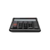 Je-12E-Bk Siyah 12 Hane Masa Ustu Ergonomik Tuslu Hesap Makinesi