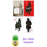 Jean Jacques Rousseau 4 Kitap Seti + Çim Adam Hediye