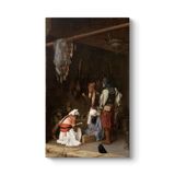 Jean Leon Gerome - Satranç Oynayan Başı Bozuk Askerleri Tablosu 80 x 140