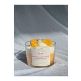 Jeane Candles Mandalina Vanilya Kokulu Pasty Cupcake Hediyelik Turuncu Aromaterapi Mum