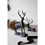 Jeane Home Decor 2li 18cm Dekoratif Hediyelik Obje Biblo Bioplastik Geyik Seti