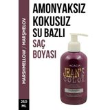 Jeans Color Amonyaksız Marşmelov Renkli Saç Boyası 250 Ml X1 Adet Kokusuz Su Bazlı Marshmellow Hair Dye