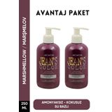 Jeans Color Amonyaksız Marşmelov Renkli Saç Boyası 250 Ml X2 Adet Kokusuz Su Bazlı Marshmellow Hair Dye