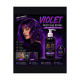 jeans color Amonyaksız Renkli Saç Boyası Mor 250ml. Kokusuz Su bazlı Violet Hair Dye