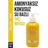 Jean’s Color Amonyaksız Sarı Renkli Saç Boyası 250 ml Kokusuz Su Bazlı Yellow Hair Dye
