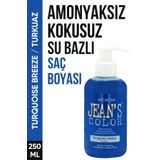 Jean’s Color Amonyaksız Turkuaz Renkli Saç Boyası 250 ml Kokusuz Su Bazlı Turquoise Breeze Hair Dye