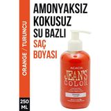 Jean’s Color Amonyaksız Turuncu Renkli Saç Boyası 250 ml Kokusuz Su Bazlı Orange Hair Dye