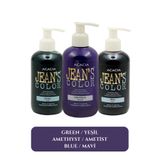 jeans color Amonyaksız Yeşil + Ametist + Mavi Renkli Saç Boyası Seti 250 ml