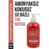 Jean'S Color Jean’S Color Pamuk Şekeri Pembe Renkli Saç Boyası 250 Ml Su Bazlı Salmon Cotton Candy Hair Dye