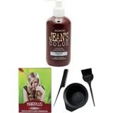 Jean's Color Magenta 250 ml Saç Boyası Saç Açıcı Boya Temizleyici ve Fluweel Boya Kabı Seti
