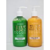 Jeans Color Mint Yesili- Altin Sarisi 250 Ml 2Li Set
