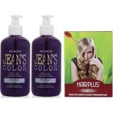 JEAN'S COLOR Saç Boyası Ametist 250 ml 2AD ve Hairplus Saç Açıcı