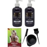 JEAN'S COLOR Saç Boyası Lilamor 250 ml 2 Adet Saç Açıcı ve Fluweel Saç Boya Kabı Seti