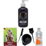 JEAN'S COLOR Saç Boyası Lilamor 250 ml , Saç Açıcı, Boya Temizleyici ve Fluweel Boya Seti