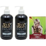 JEAN'S COLOR Saç Boyası Mor 250 ml 2ADET ve Hairplus Saç Açıcı