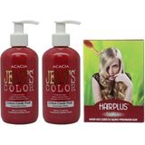 JEAN'S COLOR Saç Boyası Pamuk Şekeri Pembe 250 ml 2 Adet ve Hairplus Saç Açıcı