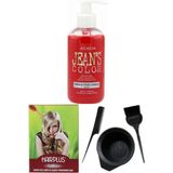 JEAN'S COLOR Saç Boyası Somon 250 ml Saç Açıcı ve Fluweel Saç Boya Seti