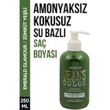 Jean'S Color Zümrüt Yeşili Amonyaksız Su Bazlı Renkli Saç Boyası 250 Ml Kokusuz Etkili Formül