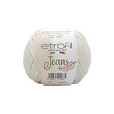 Jeans Örgü İpi Açık Krem%55 Pamuk%45 Akrilik 50g 160m (077)