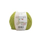 Jeans Örgü İpi Fıstık Yeşili%55 Pamuk%45 Akrilik 50g 160m (025)