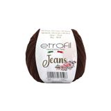 Jeans Örgü İpi Kiremit Kahve%55 Pamuk%45 Akrilik 50g 160m (061)